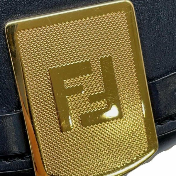 フェンディ ショルダーバッグ ムーンライト レザー 8BT346 FENDI バッグ 黒