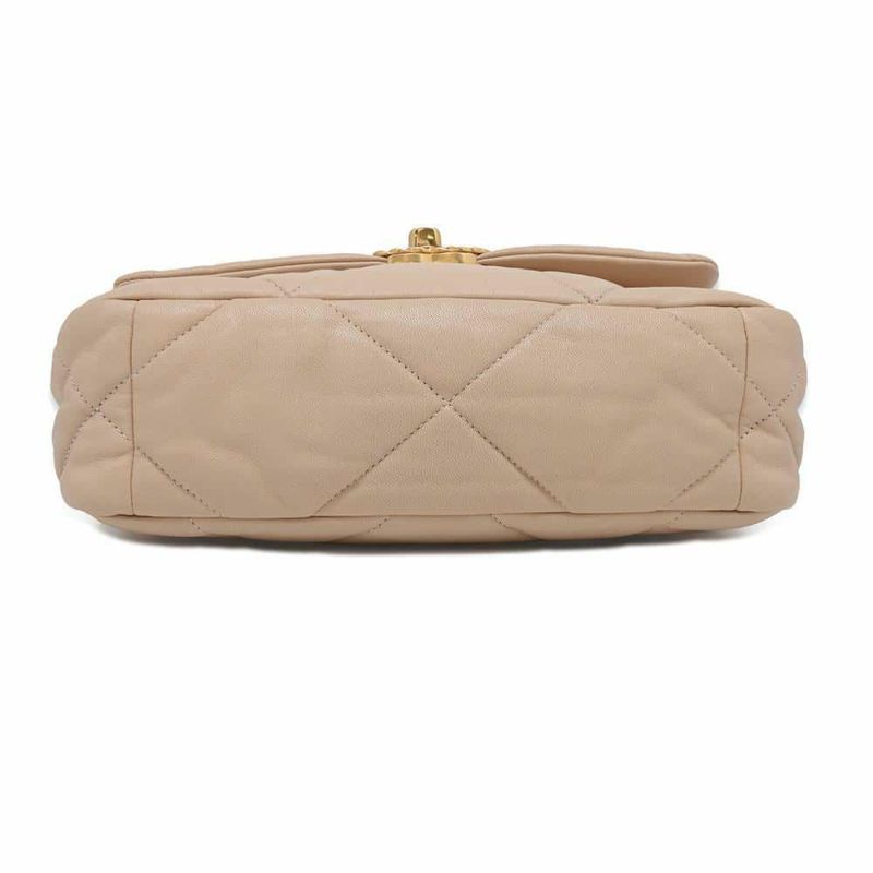 シャネル チェーンショルダーバッグ 19 フラップ ココマーク ラムスキン AS1160 CHANEL 2way