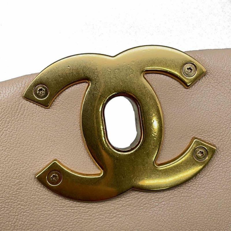 シャネル チェーンショルダーバッグ 19 フラップ ココマーク ラムスキン AS1160 CHANEL 2way