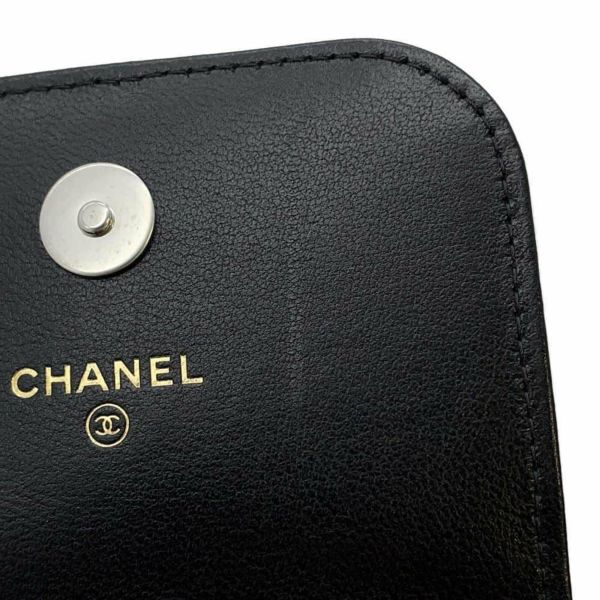 シャネル チェーンショルダーフォンケース シャネル19 ラムスキン AP1773 CHANEL バッグ 黒