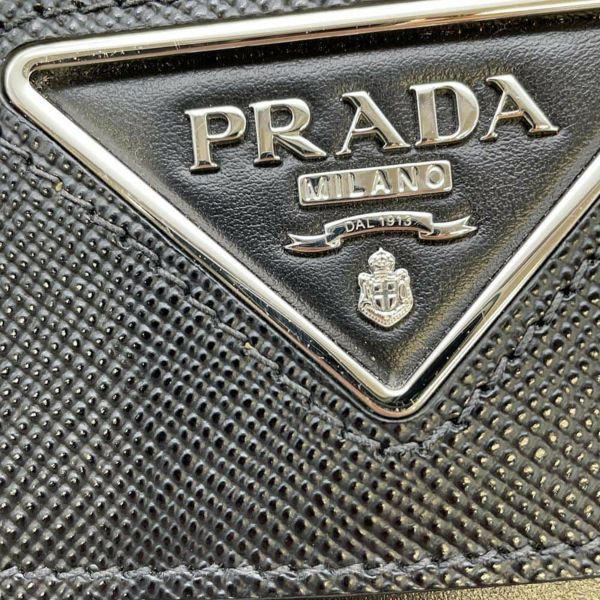 プラダ ショルダーバッグ アイデンティティ サフィアーノ 1BD249 PRADA バッグ 黒