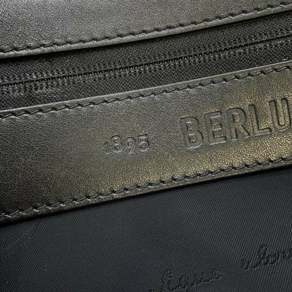 ベルルッティ ボディバッグ コンプリース カリグラフィ ナイロン レザー Berluti メンズ 黒