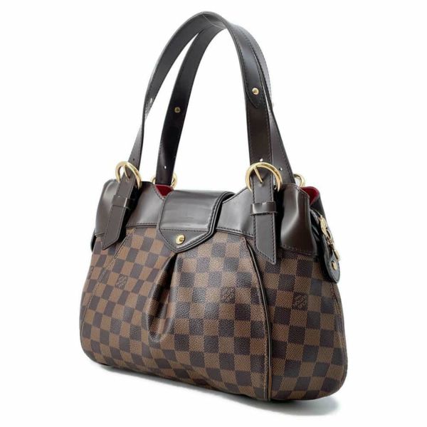 ルイヴィトン ハンドバッグ ダミエ・エベヌ システィナPM N41542 LOUIS VUITTON ショルダーバッグ