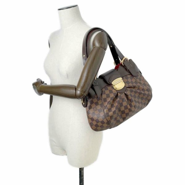 ルイヴィトン ハンドバッグ ダミエ・エベヌ システィナPM N41542 LOUIS VUITTON ショルダーバッグ