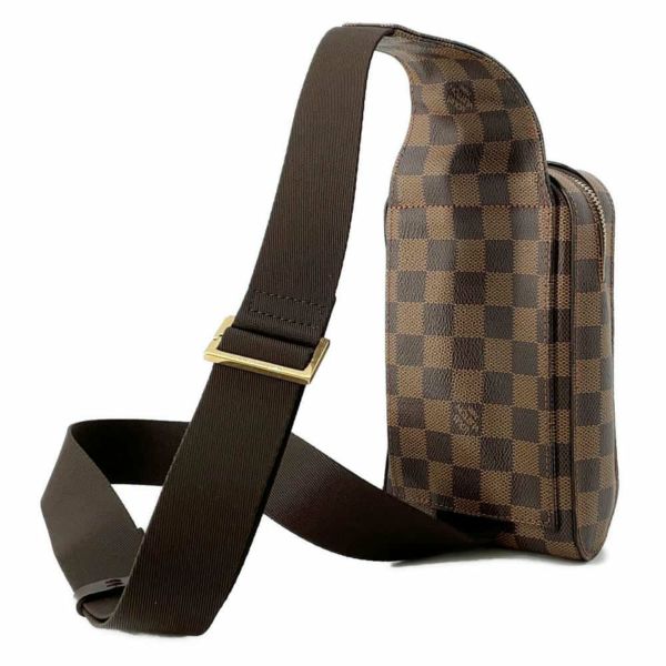 ルイヴィトン ボディバッグ ダミエ・エベヌ ジェロニモス N51994 LOUIS VUITTON ヴィトン ショルダーバッグ ウエストポーチ メンズ