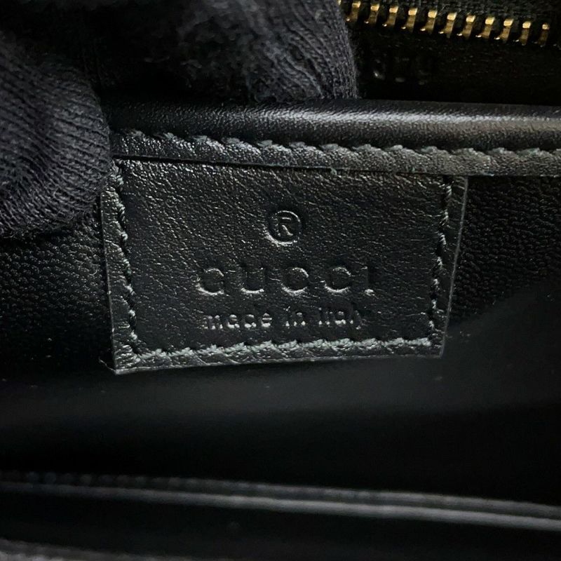 グッチ ハンドバッグ バンブー 1947 トップハンドルバッグ スモール 827815 GUCCI 2wayショルダーバッグ 黒