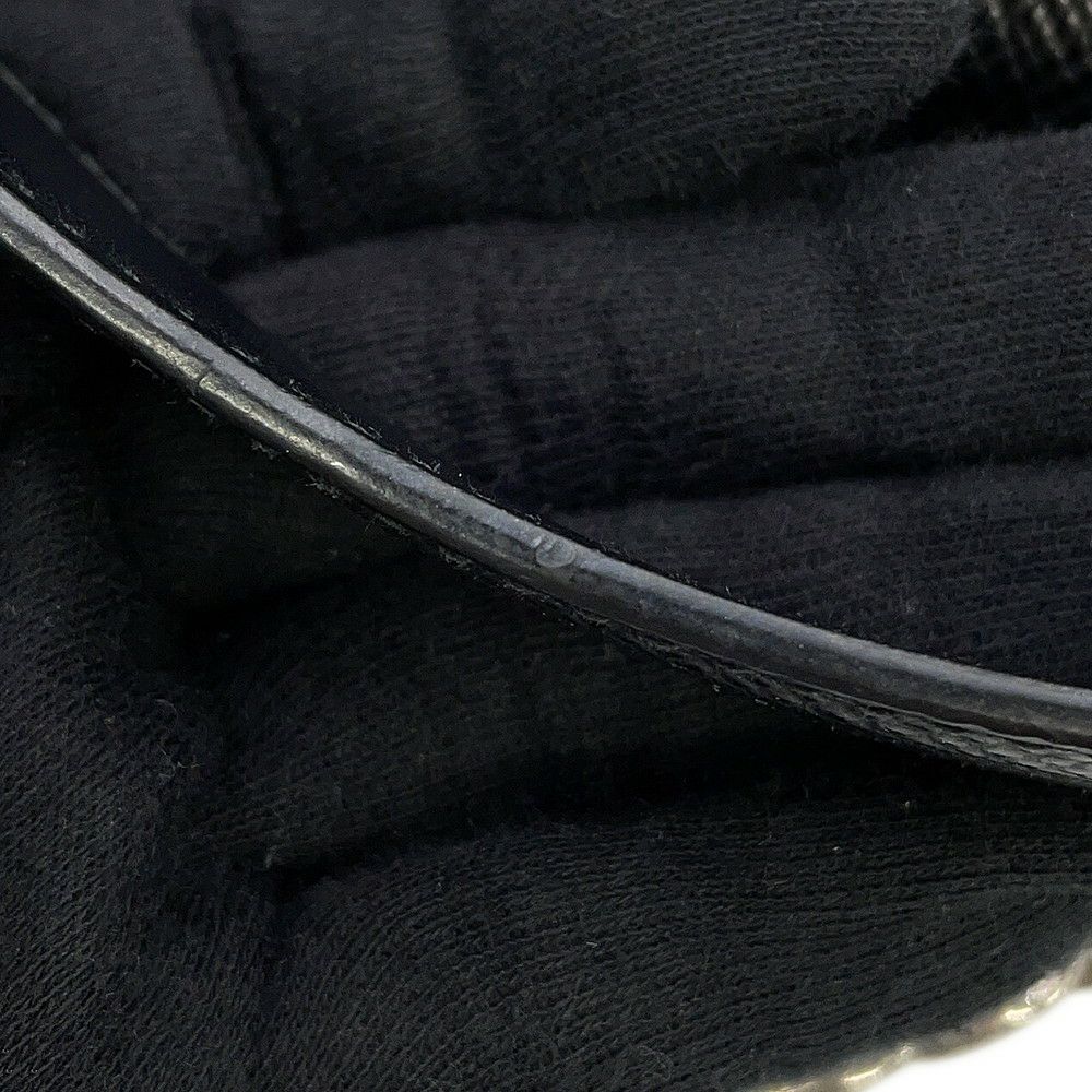 プラダ チェーンショルダーバッグ サフィアーノ ロゴ レザー 1BD127 PRADA 黒