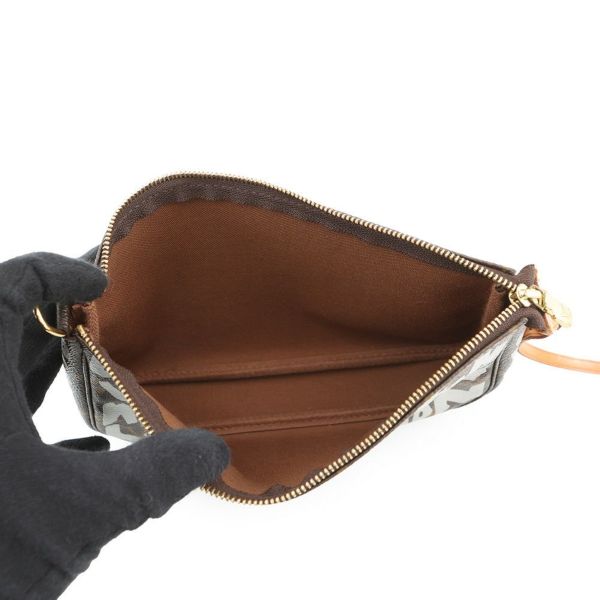 ルイヴィトン ハンドバッグ モノグラム・グラフィティ ポシェット・アクセソワール M92192 ヴィトン ポーチ 白