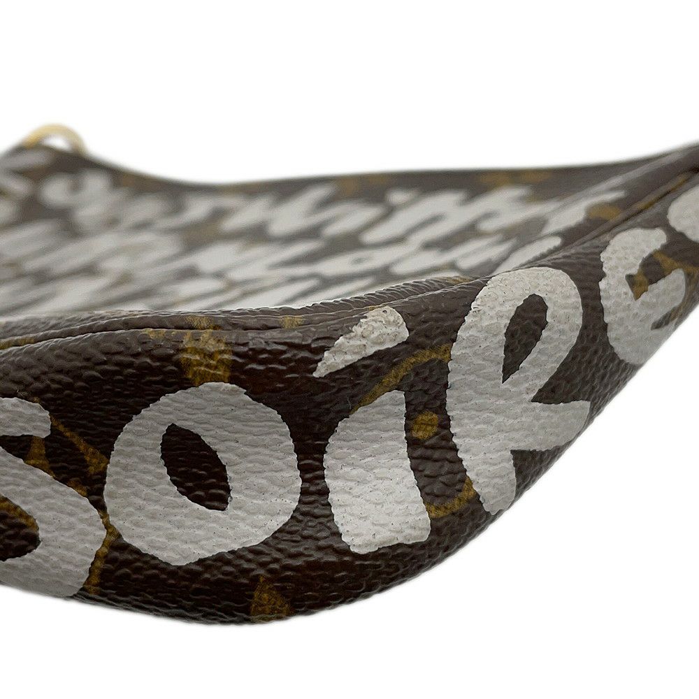 ルイヴィトン ハンドバッグ モノグラム・グラフィティ ポシェット・アクセソワール M92192 ヴィトン ポーチ 白