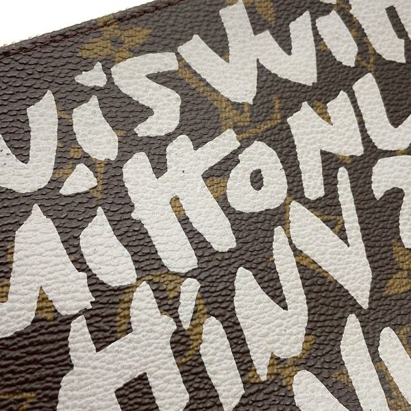 ルイヴィトン ハンドバッグ モノグラム・グラフィティ ポシェット・アクセソワール M92192 ヴィトン ポーチ 白