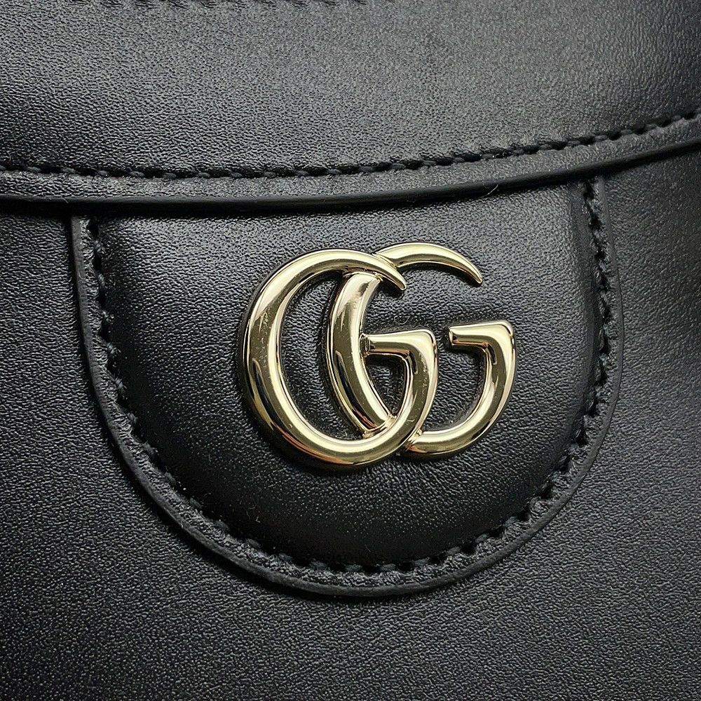グッチ ハンドバッグ ダイアナ トートバッグ ミディアム バンブー レザー 832982 GUCCI 2way ショルダーバッグ 黒