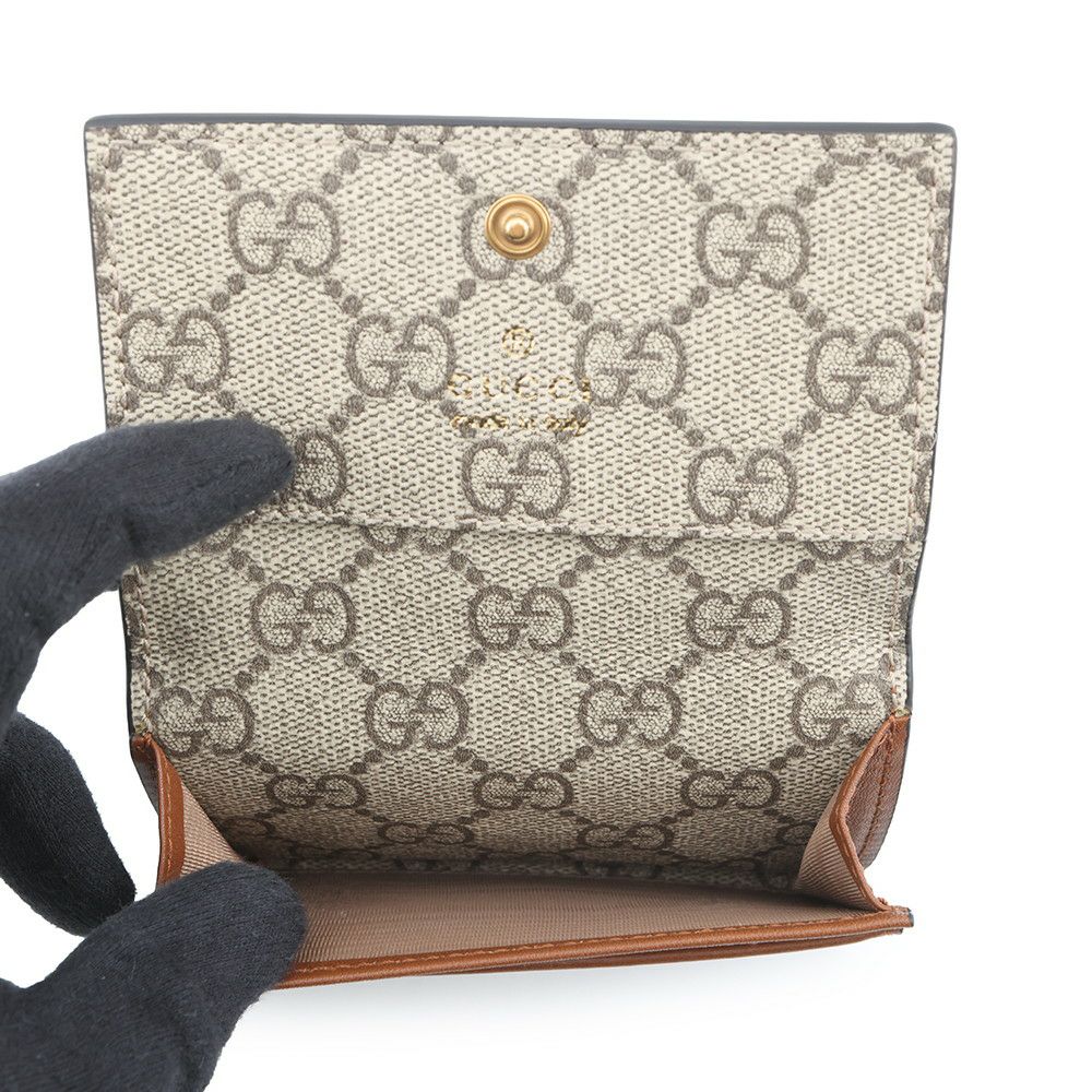 グッチ カードケース GGエンブレム  GG ファブリック レザー/GGスプリーム 818956 GUCCI 財布 パスケース 名刺入れ