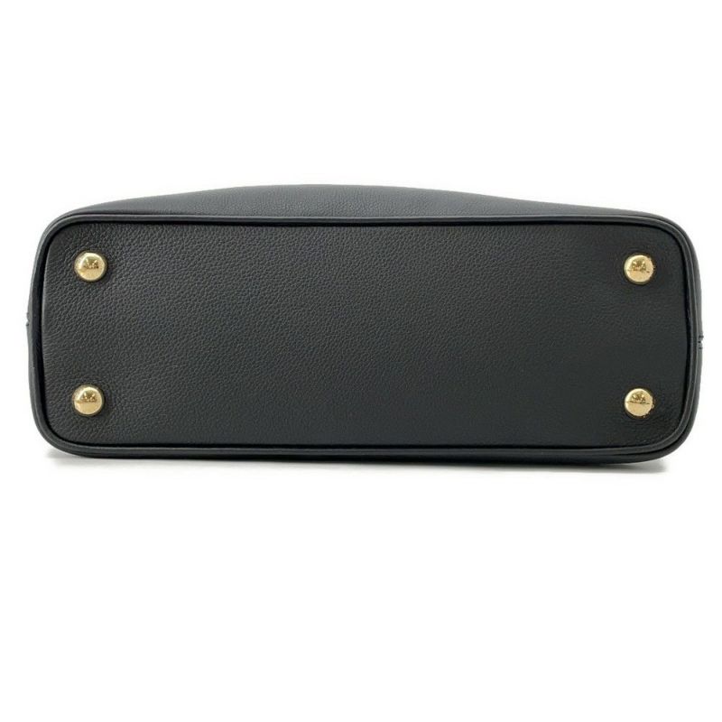 ルイヴィトン ハンドバッグ カーフレザー カプシーヌ スープルMM M14370 LOUIS VUITTON 2way ブラック 黒