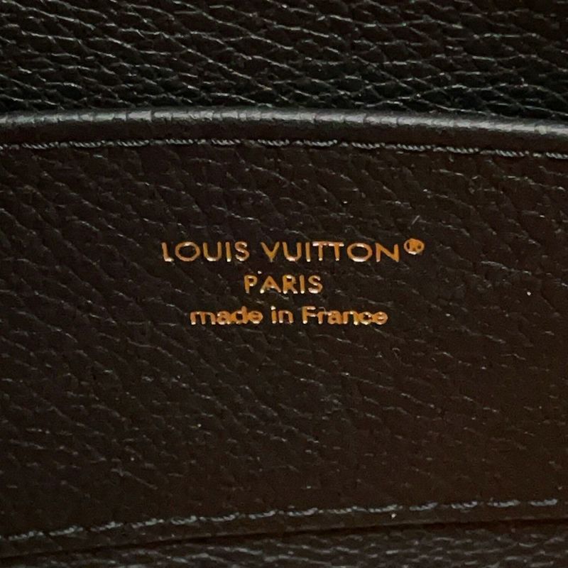 ルイヴィトン ハンドバッグ カーフレザー カプシーヌ スープルMM M14370 LOUIS VUITTON 2way ブラック 黒