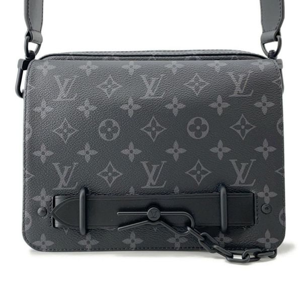 ルイヴィトン ショルダーバッグ モノグラム・エクリプス スティーマー・メッセンジャー M45585 メンズ ブラック 黒 セール品