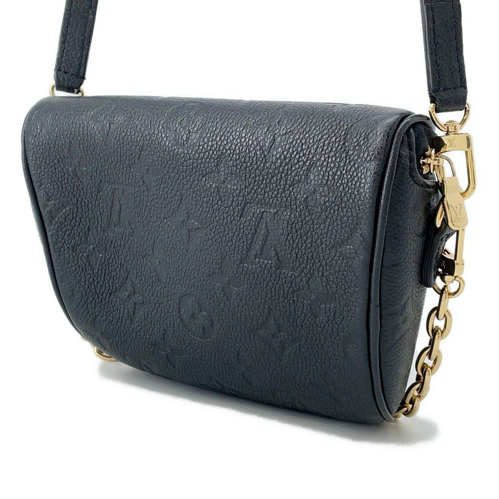 ルイヴィトン ショルダーバッグ モノグラム・アンプラント ミニ バムバッグ M46917 LOUIS VUITTON 2way 黒 ブラック