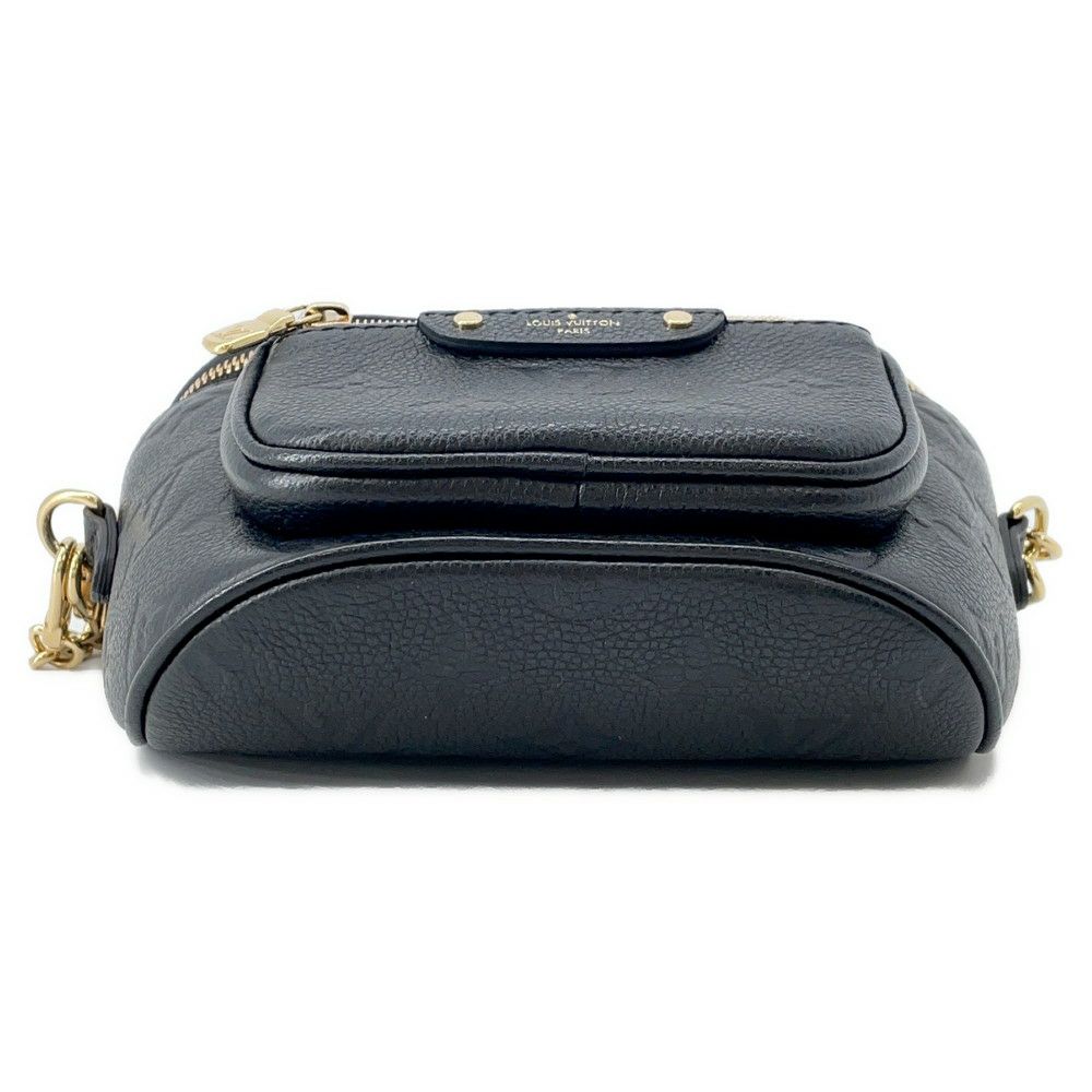 ルイヴィトン ショルダーバッグ モノグラム・アンプラント ミニ バムバッグ M46917 LOUIS VUITTON 2way 黒 ブラック