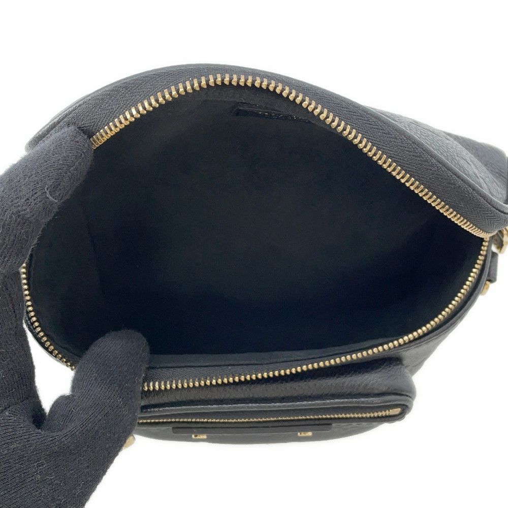 ルイヴィトン ショルダーバッグ モノグラム・アンプラント ミニ バムバッグ M46917 LOUIS VUITTON 2way 黒 ブラック