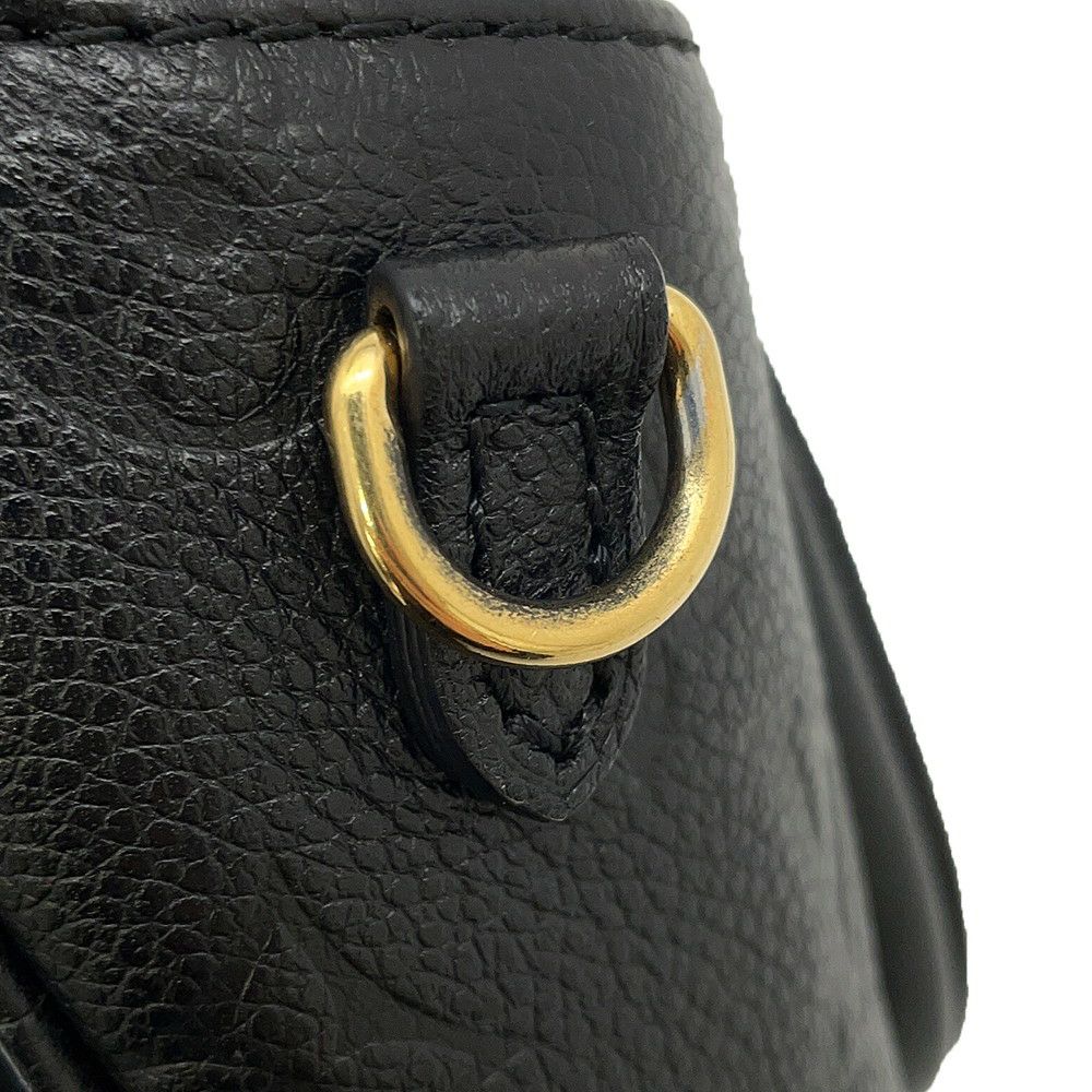 ルイヴィトン ショルダーバッグ モノグラム・アンプラント ミニ バムバッグ M46917 LOUIS VUITTON 2way 黒 ブラック