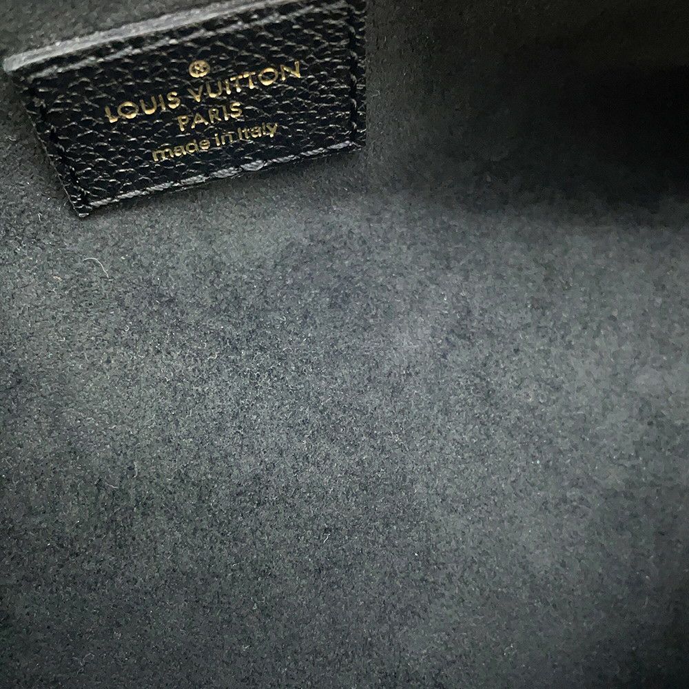 ルイヴィトン ショルダーバッグ モノグラム・アンプラント ミニ バムバッグ M46917 LOUIS VUITTON 2way 黒 ブラック