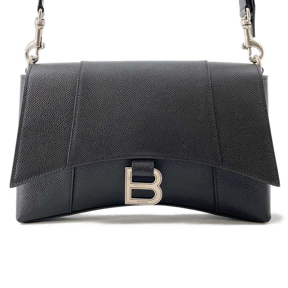 バレンシアガ ショルダーバッグ ダウンタウン XS レザー 736472 BALENCIAGA バッグ 黒