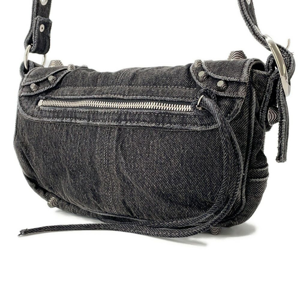 バレンシアガ ショルダーバッグ ル カゴール XS デニム 719082 BALENCIAGA