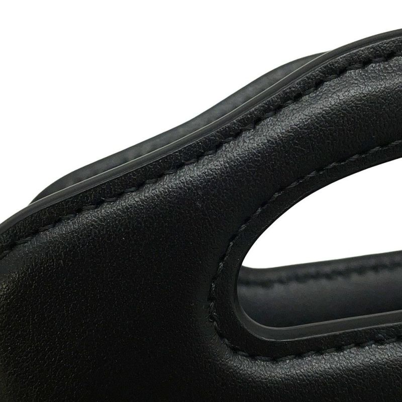 グッチ ショルダーバッグ GGマーモント ミニトップハンドルバッグ レザー 846312 GUCCI バッグ 黒