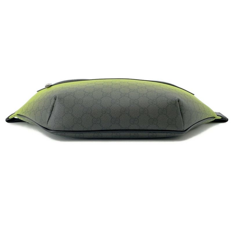 グッチ ボディバッグ クロマ ラージ ベルトバッグ GGスプリーム/レザー 835810 GUCCI ウエストバッグ メンズ