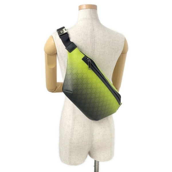 グッチ ボディバッグ クロマ ラージ ベルトバッグ GGスプリーム/レザー 835810 GUCCI ウエストバッグ メンズ