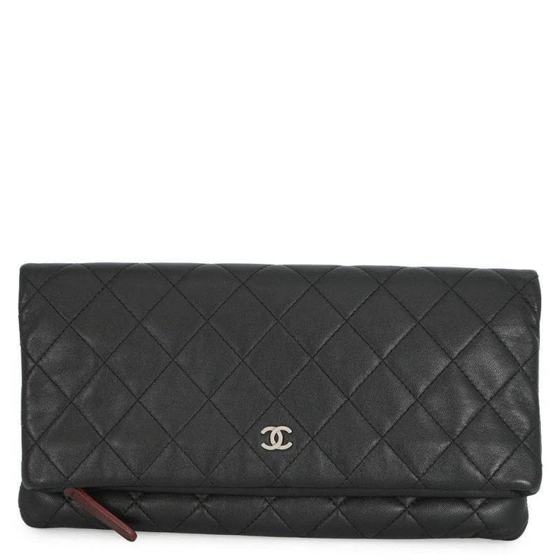 シャネル クラッチバッグ マトラッセ ココマーク マトラッセ A69391 CHANEL バッグ 黒