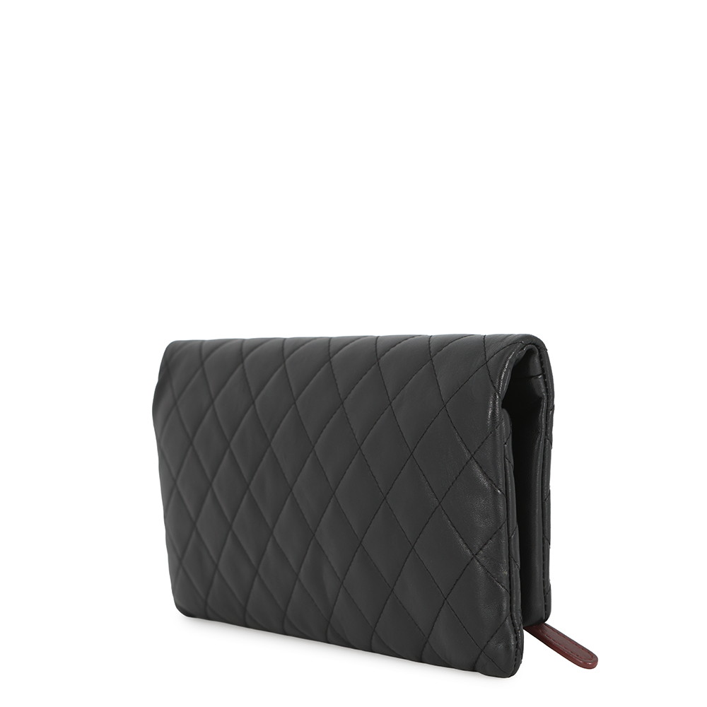 シャネル クラッチバッグ マトラッセ ココマーク マトラッセ A69391 CHANEL バッグ 黒