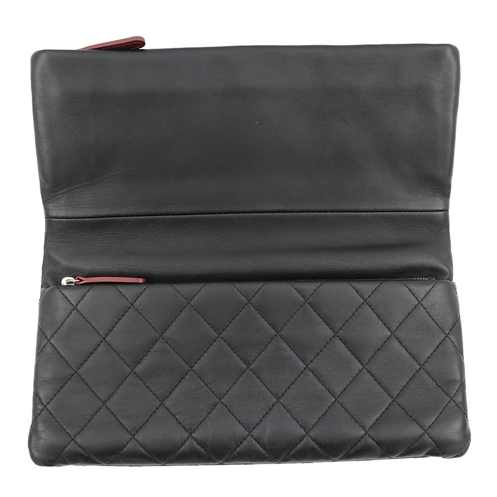 シャネル クラッチバッグ マトラッセ ココマーク マトラッセ A69391 CHANEL バッグ 黒