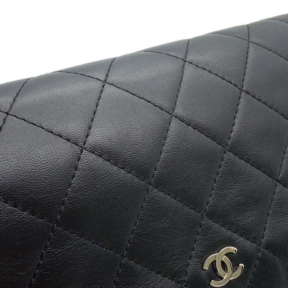 シャネル クラッチバッグ マトラッセ ココマーク マトラッセ A69391 CHANEL バッグ 黒