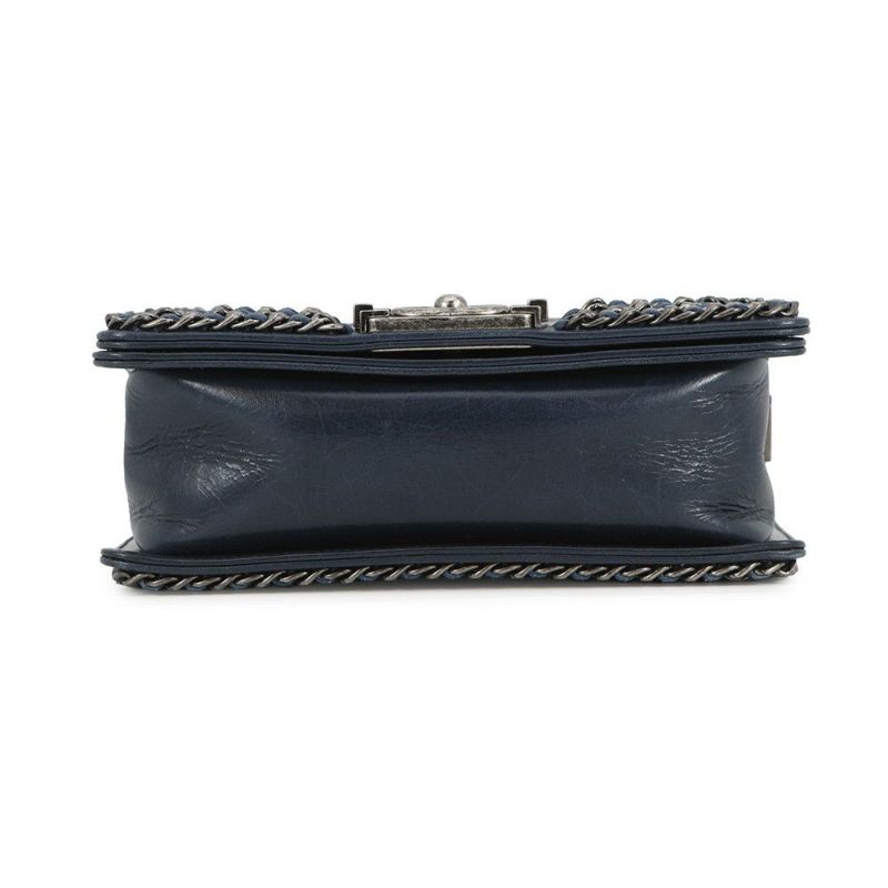 シャネル チェーンショルダーバッグ ボーイシャネル スモール マトラッセ ココマーク A67085 CHANEL