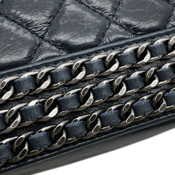 シャネル チェーンショルダーバッグ ボーイシャネル スモール マトラッセ ココマーク A67085 CHANEL