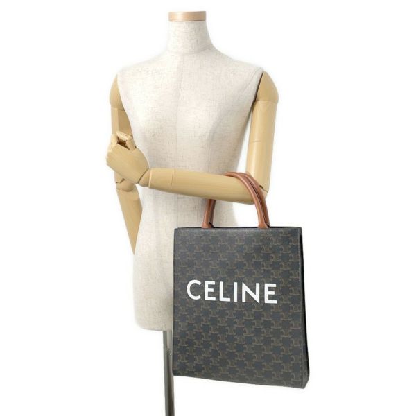 セリーヌ トートバッグ スモール バーティカル カバ トリオンフ PVC 191542 CELINE 2way