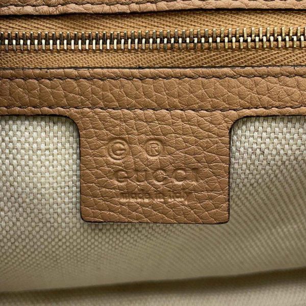 グッチ チェーンショルダーバッグ ソーホー レザー 536224 GUCCI アウトレット品 ベージュ