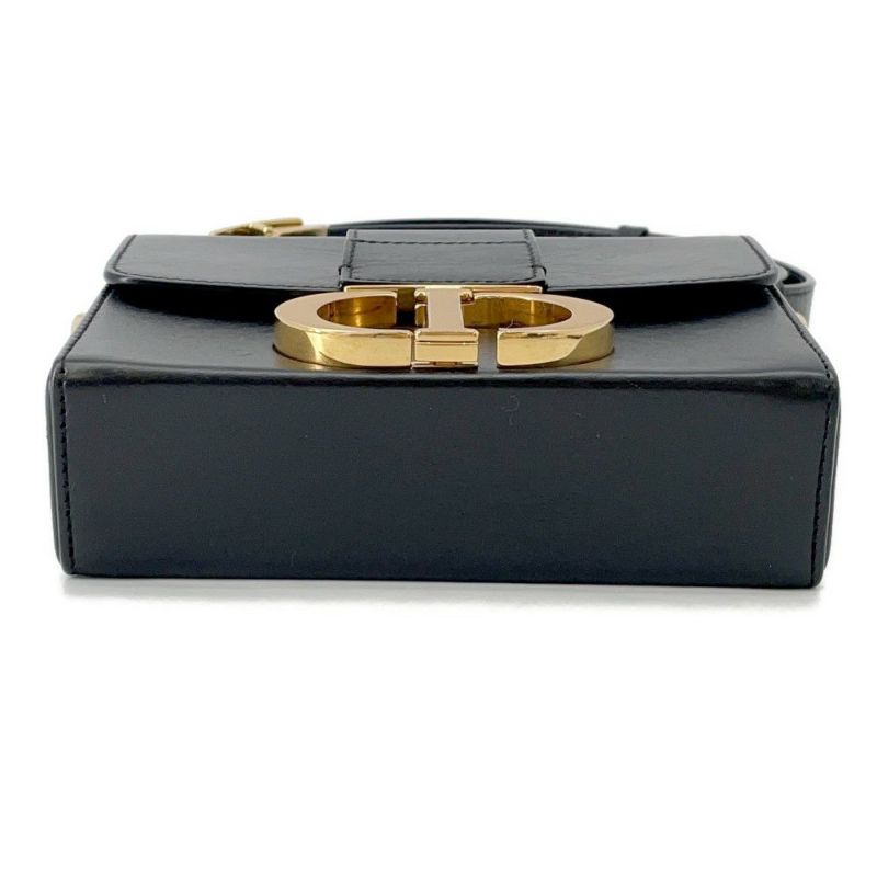 クリスチャン・ディオール ショルダーバッグ 30 Montaigne モンテーニュ レザー Christian Dior 黒