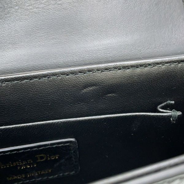 クリスチャン・ディオール ショルダーバッグ 30 Montaigne モンテーニュ レザー Christian Dior 黒