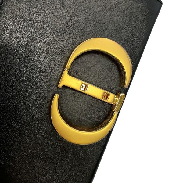 クリスチャン・ディオール ショルダーバッグ 30 Montaigne モンテーニュ レザー Christian Dior 黒