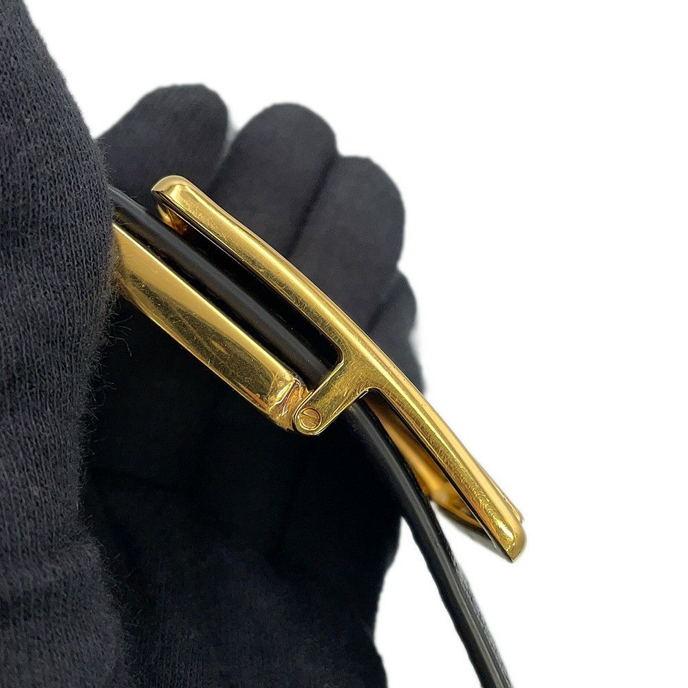 クリスチャン・ディオール ショルダーバッグ 30 Montaigne モンテーニュ レザー Christian Dior 黒