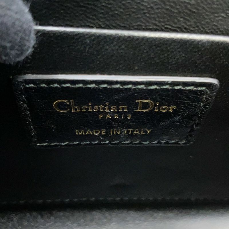 クリスチャン・ディオール ショルダーバッグ 30 Montaigne モンテーニュ レザー Christian Dior 黒