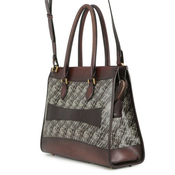 ベルルッティ トートバッグ カバ トワル マルブフ キャンバス レザー CABAS-T19 Berluti 2way