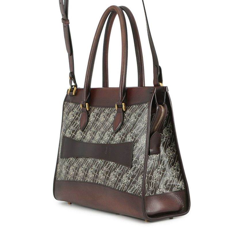 ベルルッティ トートバッグ カバ トワル マルブフ キャンバス レザー CABAS-T19 Berluti 2way