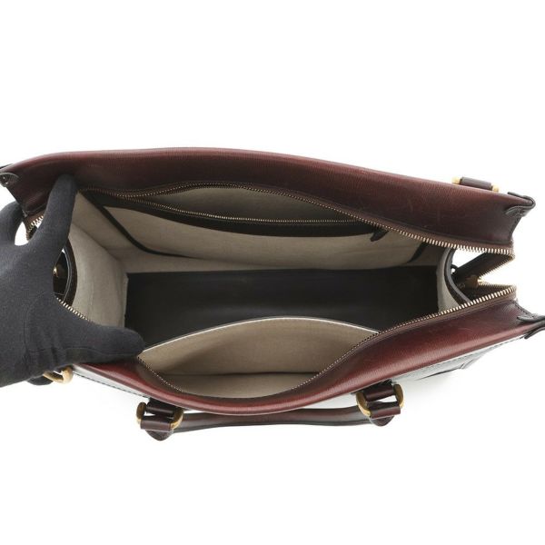 ベルルッティ トートバッグ カバ トワル マルブフ キャンバス レザー CABAS-T19 Berluti 2way