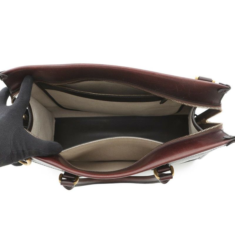 ベルルッティ トートバッグ カバ トワル マルブフ キャンバス レザー CABAS-T19 Berluti 2way