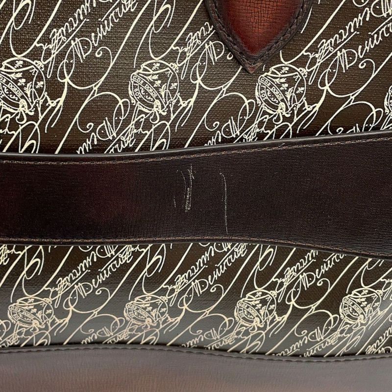 ベルルッティ トートバッグ カバ トワル マルブフ キャンバス レザー CABAS-T19 Berluti 2way