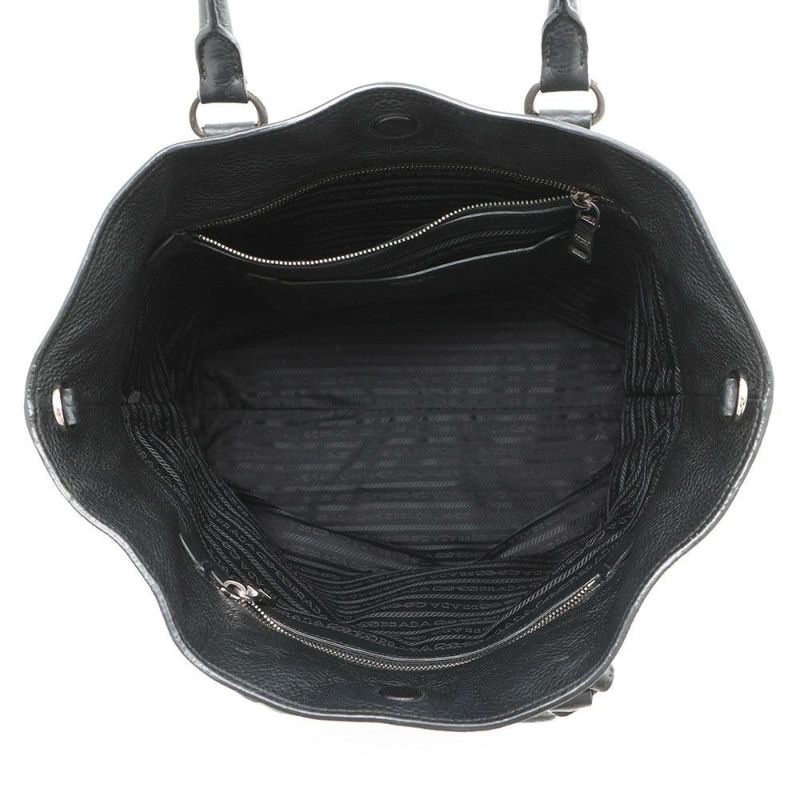プラダ トートバッグ ヴィッテロダイノ レザー 1BG006 PRADA 黒 2way