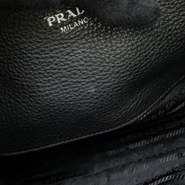 プラダ トートバッグ ヴィッテロダイノ レザー 1BG006 PRADA 黒 2way