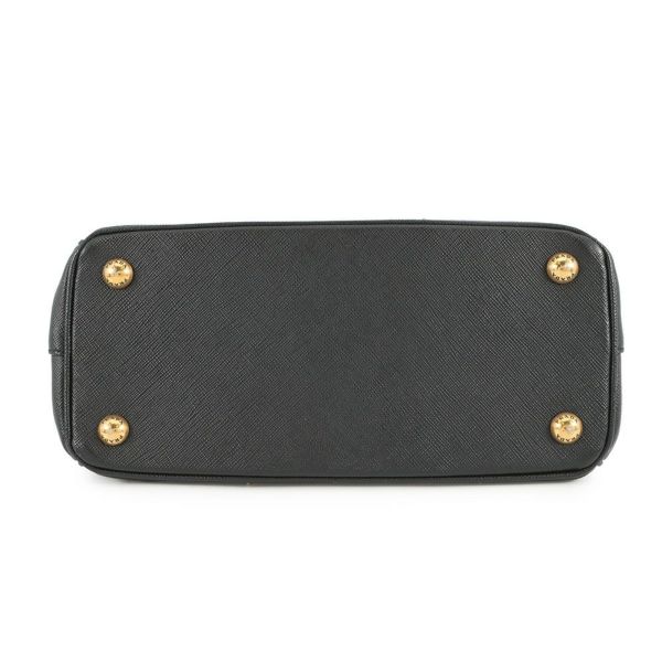 プラダ ハンドバッグ ガレリア スモール スタッズ サフィアーノレザー 1BA896 PRADA 2way 黒